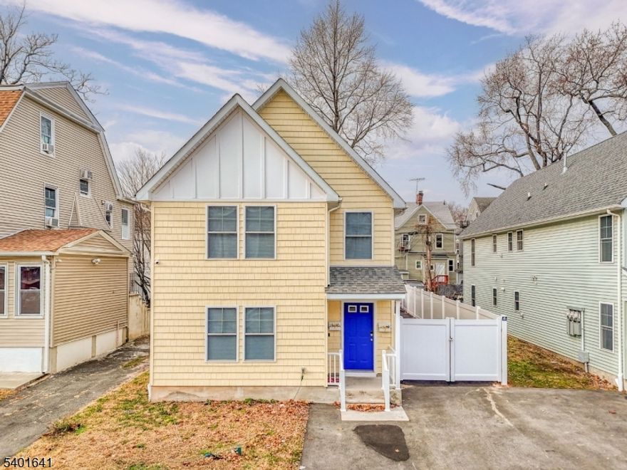 Newly built (2023) 3-bedroom, 1.5-bath rental with approx. 1,100 sq ft of living space in a quiet residential area of East Orange. Features in-unit laundry, plenty of on-street parking, and a prime location with easy access to NYC. One month security deposit required.