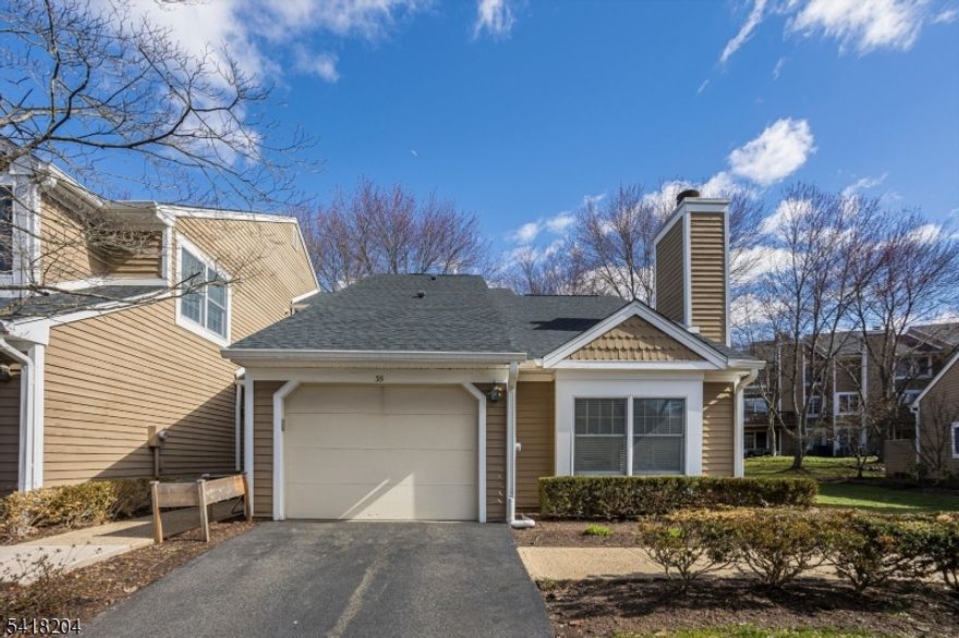Inviting and Spacious End Unit in Desirable Stone Run II Offers an Open Floorplan Creating a Warm and Airy Atmosphere for Daily Living and Entertaining. Living Room is a Lovely Area to Relax by the FP flowing into the Dining Room, a gathering space in between the LR and  Kitchen with Crisp White Cabinetry, Silestone Countertop and SS Appliances, Oven 2026, Dishwasher 2025. First Floor Powder Room and Laundry Room. First and Second En Suite Bedrooms Both Generous in Size with Dressing Areas and Walk In Closets. Open Loft is a Great Space for your Varied Interests and Uses, Loft has New Carpet and Generous Closet Storage. The Hills Offers So Much in the Community Pool, Tennis and Pickleball Courts, Clubhouse, Playgrounds, Walking Paths and Easy Access to Rts 202/206, 287, 22 and 78 Close to Parks, Recreation, Dining and Shopping