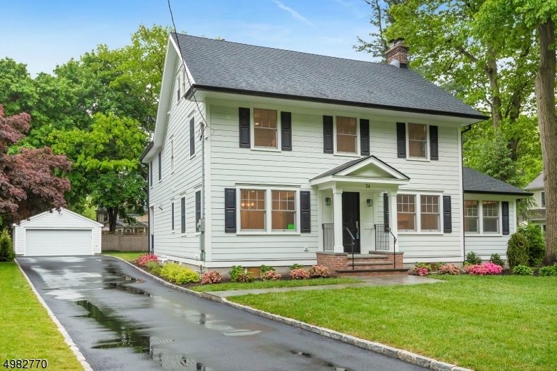 Custom home meticulously renovated & expanded to the highest standards. Gorgeous new eat-in kitchen that opens to the breakfast area & family room w/direct access out to the large flat professionally landscaped property. This exquisite kitchen offers white mission cabinetry,  36 " Thermador gas range, Thermador 30" combination speed oven, convection oven/microwave, Thermador dishwasher, Bosch refrigerator, a custom shiplap & chestnut kitchen hood, striking Quartzite coutertops, huge CI w/brkfst bar plus a Butler's pantry. Stunning MBR suite offers 10 ft ceiling, large sitting area w/built in cabinets & dressing area, huge WIC & striking Master Bath w/all Carrara marble, soaking tub, large marble shower.  New garage, roof, windows, electrical service, 3-zone HVAC...Great lower level & IN TOWN location.