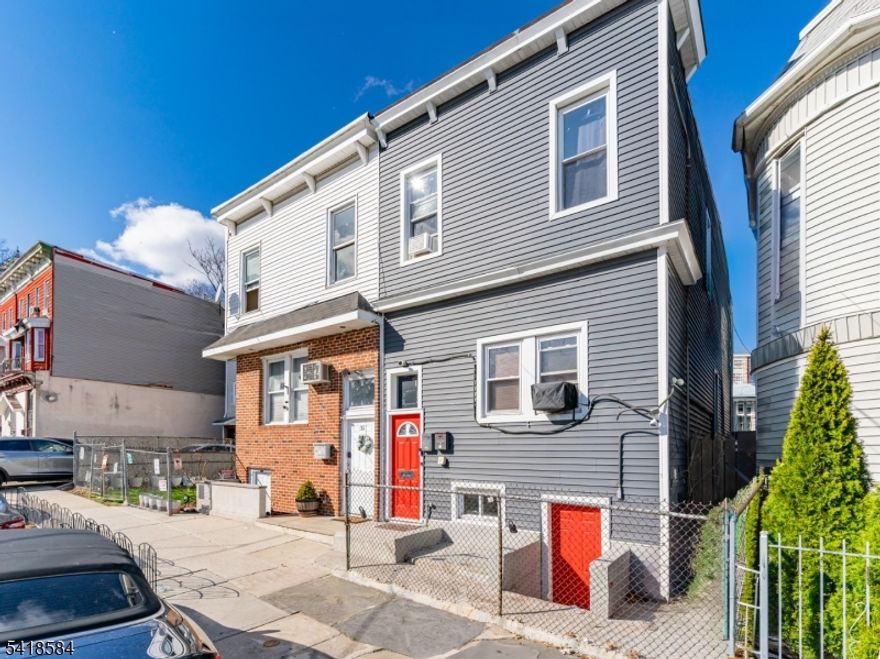 Prime opportunity in Newark's desirable North Ward   a versatile 2-family home ideal for the owner-occupant, house hacker, or investor. Each unit features spacious living areas, an eat-in kitchen with stainless steel gas range and tile backsplash, generously sized bedrooms, and a full bath with tub/shower combo. Fully finished basement with full bath adds flexible bonus space. Private fenced backyard with concrete patio. Live in one, let the other cover your mortgage. Unbeatable location for commuters   minutes to Newark Penn Station with direct NJ Transit and Amtrak service to NYC. Easy access to I-280, Route 21, and GSP. Steps from Branch Brook Park, schools, shopping, and the Basilica of the Sacred Heart.
