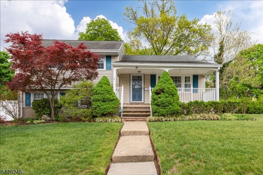 3 Bedroom split level with large kitchen addition. Huge windows and skylights let in natural light. French doors to expansive deck. Lower level family room with French doors to deck to inground pool. Privacy fence.  Lovingly maintained. Replaced windows. Hardwood floors in dining room, kitchen, and under carpet in living room, hall and 3 bedrooms. Finished rec room, cedar closet, and laundry in basement. Move in condition. Pool "as is" PLEASE DON'T WALK ON POOL COVER. Quick closing possible.