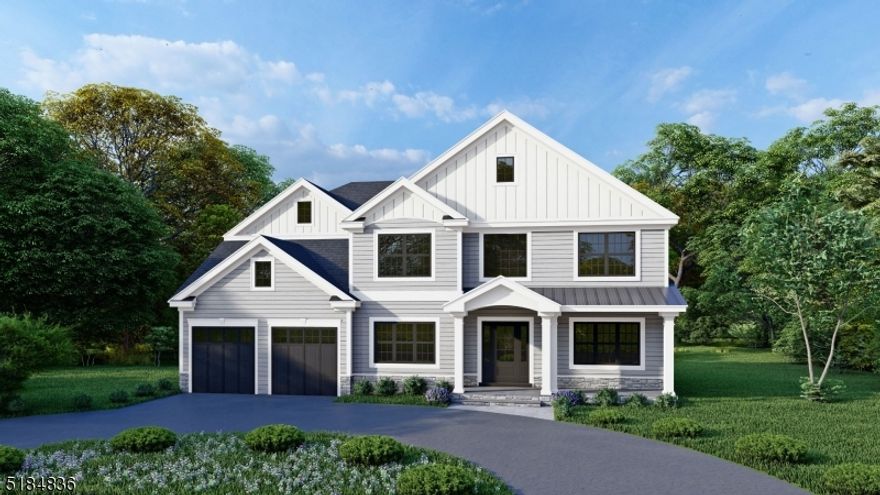 Buyers Dream New Home. Stunning New Construction, Custom Built Colonial with 6 bedrooms, 6 & 1/2 bath rooms, 2 attached garage, finished walk out basement with 9ft ceiling, large deck. Gourmet Kitchen with Granite/Quarts Counter Top, Custom Cabinetry, Large Center Island, High end Stainless Steel Appliances. Hard wood floor, Cozy fire place, Spa like Master bath with Double Vanity, Free standing Jacuzzi, Standing shower, Large walking closet, Tray ceiling in Master Bedroom, Princes suite with attached bath room and walking closet, All bedrooms are Spacious & has its own private bathroom, First floor has Bedroom with Attached full bath room, Open floor plan,9 ft. ceiling, Anderson/Pella Windows, Multiple HVAC units, Custom moldings, Large Deck & Park like Levelled Yard Have space for swimming Pool. Has Circular Driveway. Approx. 5014 SQ FT Living Space. Close to shopping complex, close to RT 280,Rt 287& 24. 10 Year Home Warranty. New taxes will be assessed after construction. Photos are artistic images.