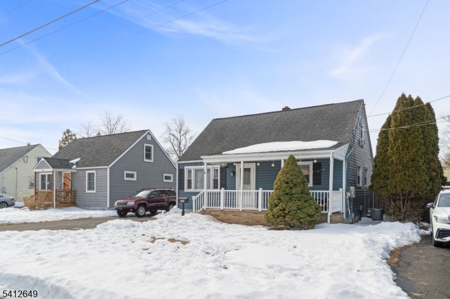 4-bedroom (listed as 5 for search visibility), a bonus room in the basement, 3 full bath expanded Cape Cod style home in Middlesex featuring a functional layout and modern updates. The home showcases a recently renovated and expanded kitchen with center island, updated cabinetry, and ample counter space, perfect for culinary tasks and casual gatherings. Neutral finishes flow through the main living areas.Upstairs includes two bedrooms and a renovated full bath.A finished basement provides additional living space plus a versatile bonus room ideal for a home office, playroom, media room, or gym. Laundry and utility areas are conveniently located in the lower level.Exterior features include a covered front porch and a private backyard with a pool, creating a relaxed outdoor retreat.Conveniently located to schools, parks, shopping, dining, and major roadways. Not in a floodzone!
