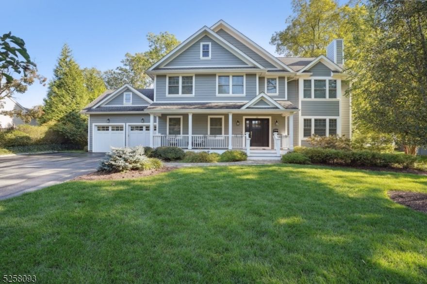 Beautiful newer construction custom colonial, built in 2016, boasts over 4000 SF of living space. Nestled on one of the most beautiful streets in Livingston, this home sits on a half an acre of flat, private landscaped yard. The gourmet, all white, kitchen offers high-end stainless-steel appliances, natural stone counter tops and custom cabinets. The center island opens to an oversized family room with a gas fireplace-perfect for gatherings. With a work from home option, the first floor has a beautiful office overlooking the backyard. Two luxurious master suites (first and second floor) offer comfortable options for long term guests. The finished basement with full bath has plenty of space to accommodate a secondary recreation room.