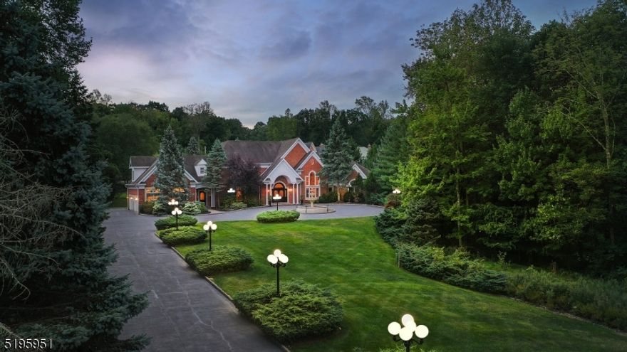 Elegant full brick estate, setback from road on quiet cul de sac, provides ultimate opportunity for multigenerational living, along w/ endless entertaining.  Breathtaking 2-story circular staircase welcomes you to a grand marble foyer w/ inspiring views of bespoke woodwork that runs thru-out the home.  All 6 BRs feature en suite. Primary suite & 2 additional BRs on main level.  1st floor primary BR boasts expansive sitting room, dual WICs & oversized ensuite.  Dual staircases lead to 3 additional BRs on the upper level.  An enormous cedar closet on the upper level is a fashion lover's dream.  This home is easily accessible as it offers an elevator.  Impressively majestic 2-story family room features stately custom wooden bookshelves & fireplace mantle, along w/ dual French doors that lead to backyard retreat.  Open concept kitchen highlighted by chef grade stainless steel appliances & colossal prep island for cooking & gathering.  Regal curved staircase or elevator leads to the lower level which boasts a distinctive wet bar/saloon highlighted by a fireplace reminiscent of the Colorado Rockies.  Lower level also offers full bath, rec space, an office & tons of storage.  Entertain outdoors along the grand paver patio veranda, while overlooking lush & matured manicured landscape.  Whole house generator. Elevated living at its finest!