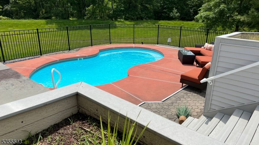 Perfect for multi-generational living or hosting guests, this Grandwood 5-6 Bedroom, 4.5 bath, 4562 sqft, 1.13 acre Presidential Model at the end of a quiet, safe cul-de-sac offers 5 spacious bedrooms including a private in-law suite with its own entrance, full bath, and high ceilings. A potential 6th bedroom with walk-in closet on the 1st floor can also be your office/flex room/guest room. The 1st floor Powder Room next to it may be possible to convert to a full bathroom. Master Bedroom features a sitting room area, and the 2-story family room features motorized drapes, while the gourmet kitchen showcases a rich mahogany island, stainless steel appliances, and a 2023 LG French-door Fridge. The partially finished basement can walk-up to the garage. Enjoy the pool, custom paver patio, 2022 pool heater, bar, and a new 2025 Trex deck with a 25-year warranty ideal for entertaining. Recent updates include a 2024 roof (transferable warranty), 2025 septic service, second-floor HVAC (2022), Samsung dishwasher (2022), energy-saving washer/dryer (2021), and a safety pool cover (2021). A 2nd laundry area (1st floor) was added for guest suite convenience. Located in Montgomery Twp's famous Blue Ribbon School District, near Princeton & Rutgers, with transit options via NJ Transit bus (Route 605) or trains from Somerville, Jersey Ave, and Princeton Jct. Close to Duke Farms, Bridgewater commons, the upcoming Whole Foods complex, and top hospitals nearby!