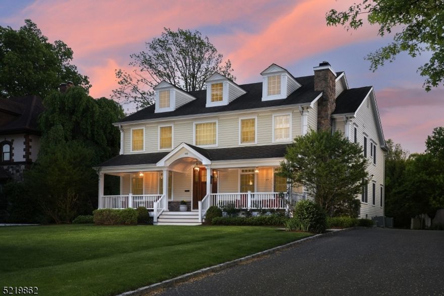 Custom built, this home is pure perfection. An inviting open front porch welcomes you to this remarkable 4 bedroom, 5.1 bath home. First floor foyer is flanked by the living room w/gas FP & custom moldings while the FDR boasts custom moldings & a box ceiling.  The spacious kitchen features a 2-tier center island breakfast bar w/sink, Caesarstone countertops, farmhouse sink, prof grade appliances, command center, wet bar, pantry & breakfast area. Upstairs from the kitchen is a 7-seat home, 110'' screen theater. The inviting FR offers a brick surround, woodburning FP & boxed ceiling. A den w/floor-to-ceiling built-ins, powder rm & elevator access complete the 1st floor.  The 2nd floor is home to the primary BR w/tray ceiling & cove lighting, gas FP, 3 large WICs & a luxurious marble bath complete with dual vanities, tub, oversized shower and private commode.  3 large en-suite BRs, a spacious laundry room & elevator access finish the 2nd floor. The equally impressive lower level includes a flex room, exercise rm, rec room with wet bar & dishwasher, game room, wine cellar, full bath & 2nd washer/dryer. Outside the fenced, resort-like grounds include a spacious blue stone deck, expansive patio, greenhouse, planting beds & storage shed. The fenced pool area enjoys a, in-ground, heated, salt water pool.  Offering quality appointments inside and out, this stunning home is a must see!