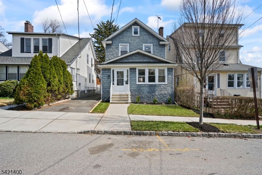 Welcome to 9 Kirk St, where style, comfort, and location come together perfectly. This beautifully renovated, move-in ready home features 3 spacious bedrooms and 2 updated bathrooms, with upgrades throughout including a new kitchen, flooring, carpet, paint, baths, windows and more. From the moment you step inside, you're greeted by a bright, open layout filled with natural light. The oversized living room flows seamlessly into a formal dining room and a charming sunroom in the front creating the perfect space for everyday living and entertaining. Off of the formal dining room, you will fall in love with the brand new kitchen featuring stainless steel appliances, white shaker soft-close cabinets, and sleek quartz countertops. Additional living space includes a finished attic that can be used as a 4th bedroom, office, or lounge, while the full basement opens the door for a potential MOTHER-DAUGHTER setup or additional living area. Step outside and be greeted by a generously sized backyard, perfect for entertaining. Also, there is a one car driveway for convenience. As for the location, this beautiful home is situated in a fantastic neighborhood minutes from downtown Montclair, parks, and under 5 minutes to the train with direct access to NYC. Significant upgrades include a newer roof, newly updated electrical panel, and hot water heater. This is a rare opportunity to settle into a wonderful home in a great location. Schedule your showing now before it's too late.