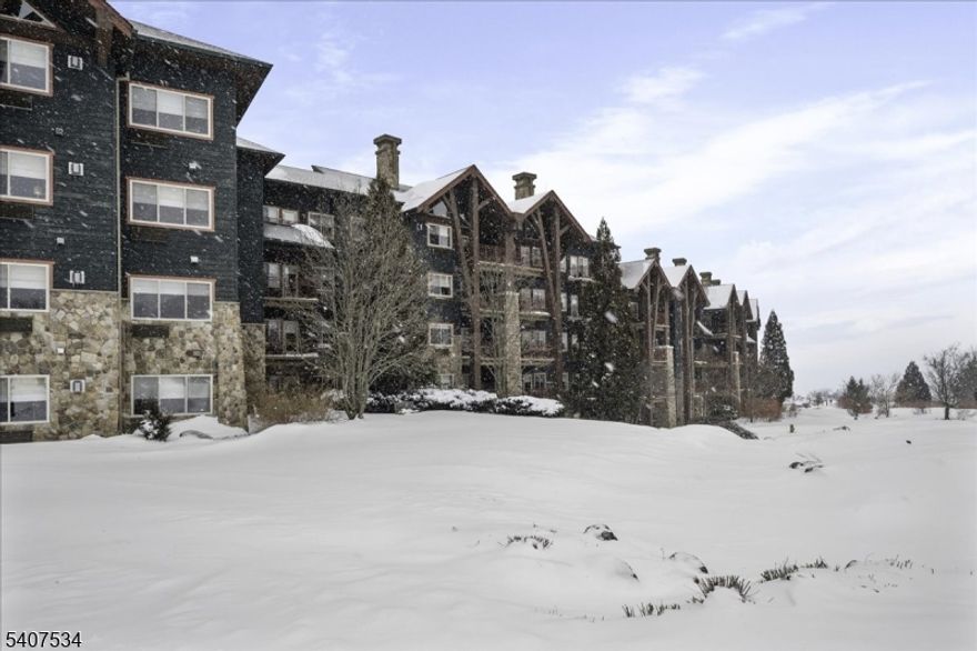 Gorgeous Two Bedroom Condo on fourth floor of Grand Cascades Lodge. Completely renovated in 2020, this spectacular fully-furnished condo features full kitchen with SS appliances, granite countertops, top-of-the-line furnishings, gas fireplace, deck with mountain views, washer/dryer, great location in the heart of Crystal Springs. Direct access to indoor/outdoor pools, 5 incredible restaurants for casual or fine dining, world-renowned wine cellar. Enjoy golfing at any one of 3 great courses surrounding the Lodge. Shuttle bus to nearby Mountain Creek for skiing/snowboarding, snow tubing, zip lining. Option to enroll condo in Rental Program to receive significant income when not using the condo. Buyer takes over balance of Renovation Fee until October 2026. HOA Fee includes all utilities. Please call Front Desk at 973-864-8930 to check if not rented and get key to show property. Best to show mid-week, as weekends are usually booked.