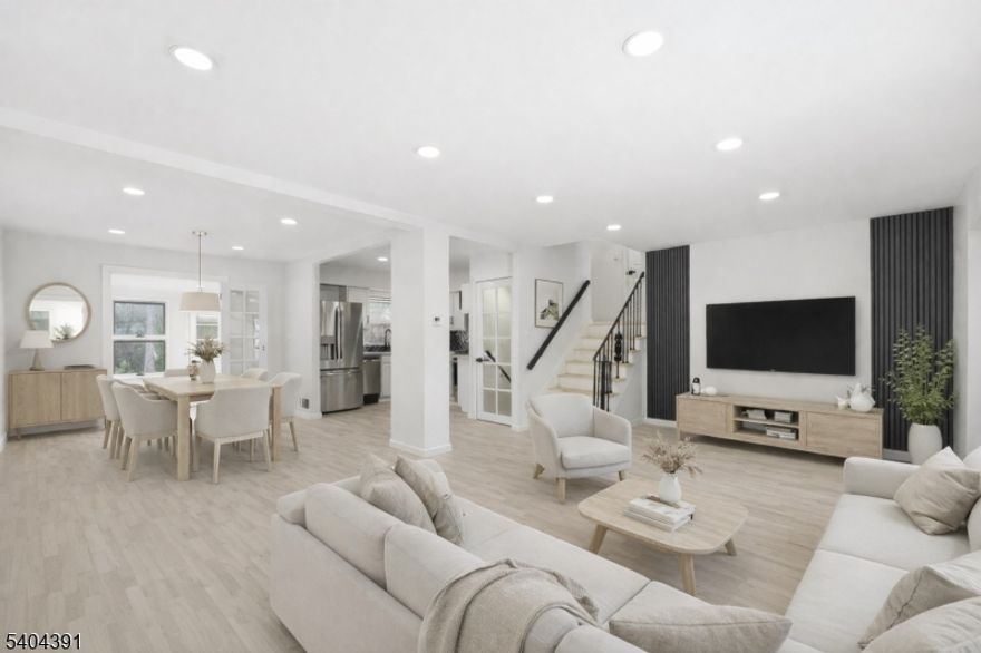 Welcome to Clifton! This renovated 3 Bed/2 Full Bath property offers a versatile layout across multiple levels, providing comfortable living and excellent functionality. The home features an open concept living and dining areas filled with natural light. The kitchen is perfect for entertaining w/ SS appliances and ample cabinet space. Off the dining room is a screened-in porch/den for additional living space and access to the private backyard. The bedrooms are spacious with large closets. The partially finished basement can be an additional living room, rec room, playroom, etc, the possibilities are endless! Central A/C and forced hot air. Separate laundry room w/ W/D hook-up. 1 car attached garage and private driveway. Ideally located near major highways and access to NJ Transit bus lines and nearby train stations (Clifton and Delawanna) for easy commuting to NYC.  Don?t miss the chance to own in one of the most desirable towns - book your showing today!