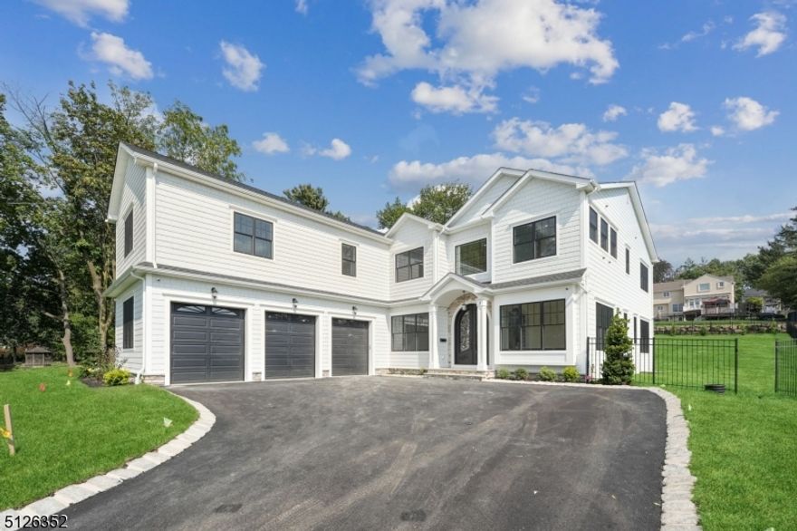 Goodhill Estates - a brand new private cul-de-sac in North Caldwell featuring 4 luxury constructed homes.  Stunning custom build w/ over 6800 sq ft of finished living space, 10ft ceilings on 1st fl, 9ft ceilings on 2nd & LL.  Soaring Foyer welcomes you w Herringbone HW Floors,  Impressive Detailed Moldings, Couffered Ceilings, Wainscotting & Superior high-end Craftsmanship throughout this beautiful home.  Formal Living Rm  & Dining Rm, 1st Floor Guest Suite, Family Rm w/gas fireplace & Oversized Glass Sliders leads to your outdoor entertaining space.  The kitchen will Impress with a High-end SS Appliance Package, oversized Center Island, Quartz counters, Custom Cabinetry, Wine Frig and a Large Walk-in Pantry.   Mudroom, Powder Room and access to 3 Car Garage complete 1st Floor.  Second floor includes a beautifully appointed Primary Suite with Fireplace in Bedroom, attached Sitting Room, 2 Large Walk-in Closets & a Spa Retreat Bath w/heated flooring, soaking tub & jetted shower.  4 additional Large Secondary Ensuite Bedrooms w/ walk-in closets & Laundry Room complete 2nd Fl.  Finished Lower Level w Walk-out to backyard, a 2nd Guest Suite w/ Bedroom & Full Bath, Wet Bar, Rec Rm, 2nd Laundry Rm & Flex Space.  Basement layout can be configured to suit.   Mature landscaping package including irrigation system, sod, trees & stone patio.  Plenty of room for Future Pool.  Work with builder to customize finishes & make selections. 10 Year Builder Warranty.  Est. completion Nov 2022.