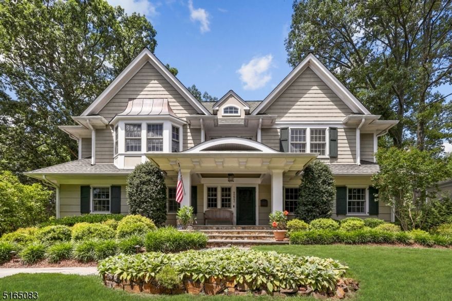 Move-in ready 5BR 4.2BA Colonial gut renovated like new in 2007 set on .69 acres w/a spectacular, level & private backyard in the sought-after 'Circle Of Friends' neighborhood, Oak Ridge section of Summit. This home offers a terrific, versatile floorplan: LR w/FP & built-ins, FDR w/dry bar, wine frig & patio access, a huge, kitchen w/expansive center island all open concept to the family rm w/FP overlooking a fabulous backyard. Also on 1st flr a Guest BR en suite, a tucked away OFC/Den & a convenient Mud area with WIC.  The LUX Primary Suite w/tray ceiling has a spa-like bath & a large WIC. Three addt'l BRS, one en suite, 2 w/J&J BA, plus a large laundry room complete the 2nd floor.  The LL offers rec/play space, a powder room, an exer area, storage & direct entry from a 2 car garage fitted w/Garage Tek system & LiftMaster door openers to operate remotely (can fit a Suburban!)  An expansive bluestone patio w/gas fire pit & gas line for grill overlooks the perfect backyard oasis privately set w/mature trees & lush landscaping.  Recent improvements: HVAC, water soft., whole house generator, driveway, patio/fire pit area, landscaping & land. lighting, FP's in LR/Fam Rm converted to gas, refrigerator/cooktop/washer/dryer replaced, enhanced security w/Ring camera system, LED lighting added to Kit & Prim. BR.  Fantastic location in Brayton's Elem. School district offering easy access to downtown Summit, Memorial Field, Schools & NYC transportation.  FOR COMP PURPOSES ONLY