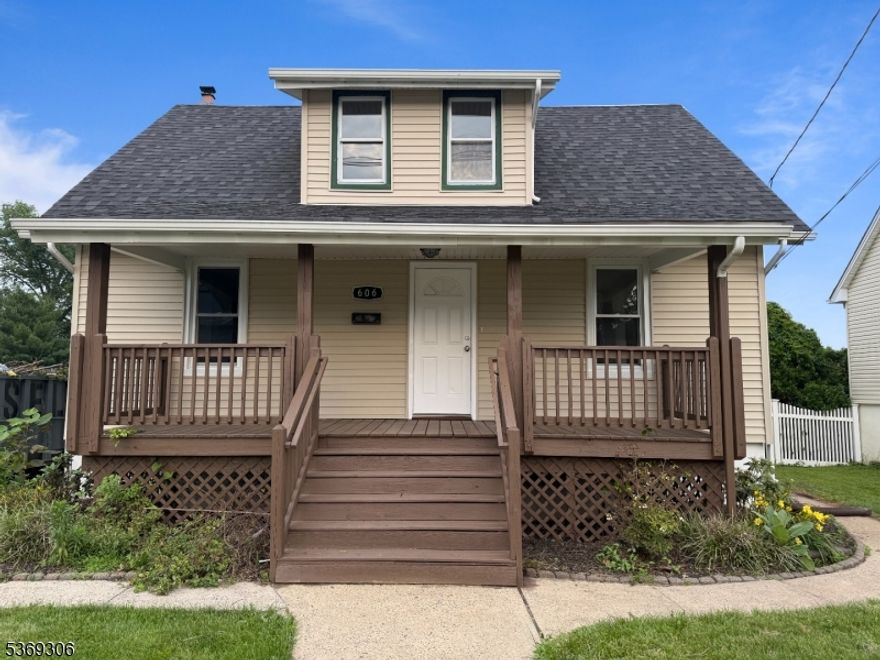 606 Vosseller Ave is a one-family house located in the Bound Brook township of Somerset County NJ. This property features an open front porch, private paved driveway; a living room, a dining room, two bedrooms,  one full bathroom with window, renovated kitchen with access to rear deck and extra-large fenced back yard, stainless steel appliances.  The location provides convenient access to local amenities, shopping centers, major roadways and transportation. The upgrades include new roof, paint, walls, fixtures, plumbing, new hot water heater, all new light bulbs, install and replace Smoke/CO detector.   All new ceramic tiled bathroom, wood floors and carpet throughout.  Schedule your private showing today and discover your home sweet home.