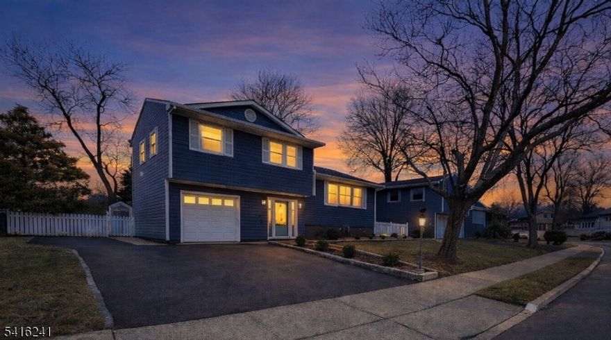 Renovated 1,659 sqft. Split Level home w/ 4 Levels. Ground floor has a spacious entry foyer w/ custom coat built-in, garage access, den w/ bathroom & sliding doors to patio.  The main level features an open-concept layout w/ living rm, dining rm, & kitchen w/ center island. The kitchen includes, white shaker cabinets, SS appliances, & a pantry closet. The dining area has sliding doors leading to a deck w/ awning, overlooking large fenced backyard. The 2nd flr offers 3 bedrms & lg bathroom, along w/ generous closets.  The finished basement includes a utility, laundry, family & office rooms.  Lots of natural light, central air, forced hot air, hardwood floors, move in ready.  Property is 75x120 (Deep & Wide Lot - Fenced in) Located in Edison near shopping, dining, parks, & major transportation routes, including RT 1, 27, 287, NJ Turnpike, & GSParkway. Nearby is Amazon Hub & Edison Train Station / NJ Transit.