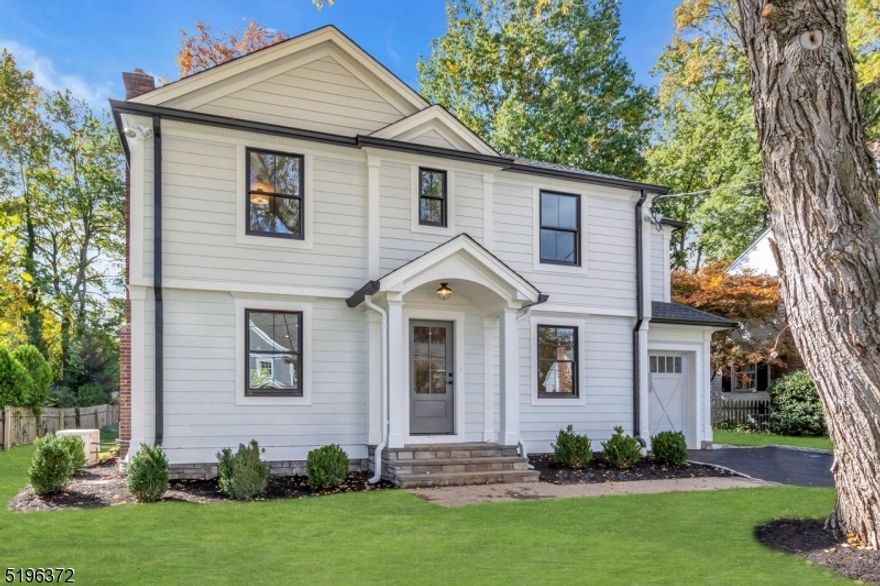 Fall in love with this deceivingly large Colonial located on an established neighborhood in the Lafayette section of Chatham. Walk to EVERYTHING! Local premier builder with years of experience.Thoughtfully designed floor plan with living room, dining room, eat-in kitchen, family room, mud room and 1/2 bath on the first floor. Perfect for entertaining! Fireplaces located in the family room and living room. Kitchen is equipped with Thermador stainless steel appliances, quartz counters, white shaker cabinets & a large island with additional storage. Generous island seating for four. Gorgeous white oak floors throughout in neutral stain that will compliment any decor. The 2nd level consists of 4 spacious bedrooms, 3 full baths, laundry room with sink and ample closets. The primary bedroom oasis is located in the back of the home overlooking the yard. Stunning primary bath w/large neutral tile, double sinks, oversized shower and private toilet room. The finished lower level has luxury vinyl floors, a bedroom with a full bath and a generously sized recreation room that can be used as a gym, theatre or playroom. Additional features:Hardie siding, Anderson 400 windows, full house generator, large patio w/a gas grill hookup along with sod and underground sprinklers complete the outside. All room sizes are approximate.