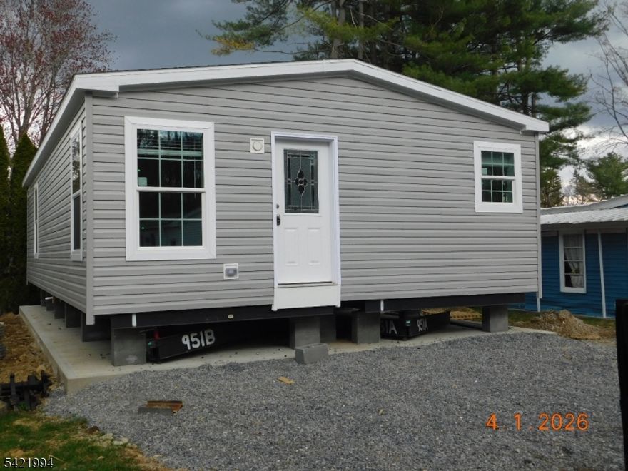 Outstanding new homes situated in a 55+ leased land community with No REAL ESTATE TAXES OR HOA FEES.Wood Frame construction with 2" x 6" exterior frame walls with 5 1/2" of insulation in walls. Thermopane windows, vinyl siding. Easy living in quality new construction living space. Professionally designed homes offer beautiful kitchen, large laundry room with 2 bedrooms and 2 baths. Gas heat and central A/C. Private ceramic tile bath off of primary bedroom . Water, sewer garbage and recycling all included in the monthly land lease of $814..Financing available.. Easy living here with new appliances included and ready to move in