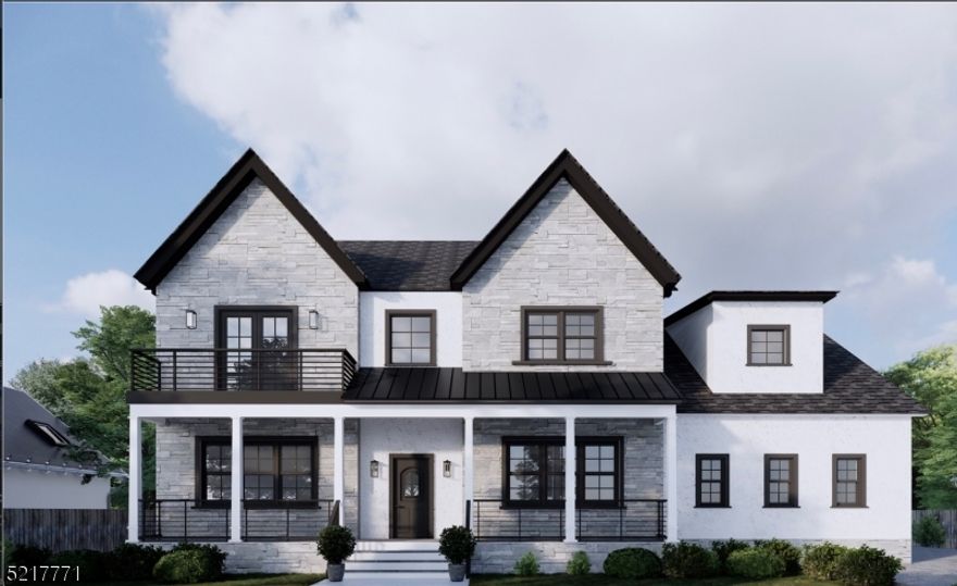 NEW CONSTRUCTION home w 10 YEAR BUILDERS WARRANTY! Gorgeous 7 Bedroom, 6.5 Bath Custom Colonial SMART home w approx. 5,320 sf of finished living space on 4 floors. Enter the dramatic 2 story foyer with sweeping staircase flanked by a formal Living Room & Dining Room w extensive Millwork. Rich hardwood floors which lead to expansive Kitchen and Family Room w gas Fireplace w stone surround; sliders to the deck overlooking the lush backyard. The Kitchen is complete w high-end Stainless Steel appliances, large center island w sink, quartz counters, custom cabinetry & walk-in pantry; Powder Room & First Floor en-suite. The 2nd floor is home to 5 Bedrooms, 3 Full Baths & laundry room. The Master Bedroom is designed with a tray ceiling, huge walk-in closet & spa-like bath w soaking tub, stall shower, double vanity & toilet closet. Additional en-suite w generous balcony overlooking the rear yard. The 3rd floor houses 2 additional Bedrooms & a shared Full Bathroom that provide ample space for guests. The finished Basement w 9' ft ceilings is equipped w an Office, Gym, huge Recreation room with dry bar, Bedroom & full Bathroom. No expense spared when building this stunning abode!