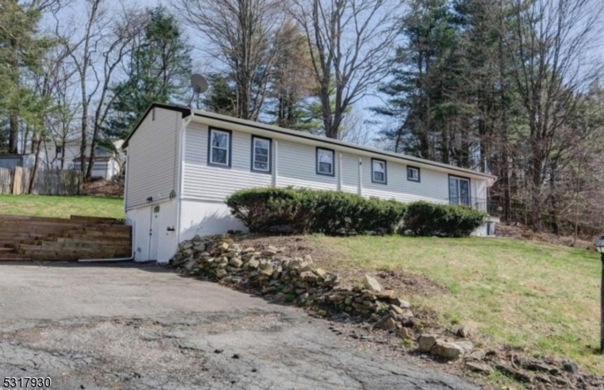 This charming Ranch has recently been renovated and offers 3 Bedrooms and 1.5 Baths equipped with High Efficiency Ductless Mini-Split systems for Cooling & Heating keeping your Utility bills low year-round, NO OIL! The main level includes an Open-Concept modern Kitchen / Living Room space, Family Room with a cozy Fireplace and slider doors leading to the backyard ideal for entertaining. The finished lower level, with its own walk-in entrance and half bath, provides additional living space. Nestled at the end of a quiet dead-end street, private parking, and generous front, side, and back yards, perfect for enjoying the serene surroundings. Located just minutes away from the renowned 4 Season Resort Crystal Springs & Mountain Creek offering a Ski Resort, Waterpark, Mountain Bike mountain, 7 premier Golf Courses, one of the most exquisite Wine Cellars on the East Coast, Appalachian Trail hiking, Fishing, Top rated restaurants, shops, and much more. This home is PERFECT!