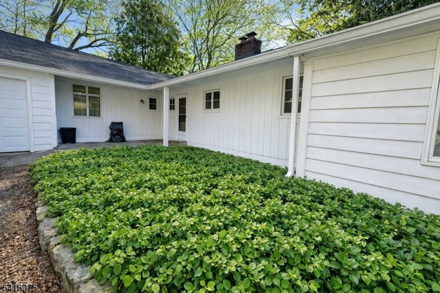 This 3BR ranch offers single floor living and a unique opportunity for restoration and renovation. Offering 1995 sq. ft., this home will surprise you with the amount of space!  You will most likely use the covered entrance off the driveway in the back of the house so let's start there. To your right you will walk into a spacious eat-in kitchen. The front of the home offers a full length room for living room, dining room and front foyer space. There is also a three season room off to the side. The far side of the home offers three very spacious rooms and a full bath. Print out a few copies of the floor plan to mark them up to see how you would renovate this home and perhaps add a primary bath. Experience Chatham's award winning school district and take advantage of being only 0.6m to New Providence's vibrant downtown, restaurants and small businesses. The driveway entrance is on the side of the house making entry and exit easy! House is being sold strictly AS-IS.