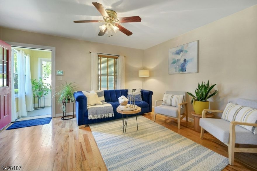 A rare opportunity in Montclair offering flexibility, space, and a layout that truly adapts to how you live. This light-filled 3-bedroom, 2-bath home is designed for both immediate comfort and long-term ease. The first floor features two bedrooms and a full bath, creating a flexible living arrangement ideal for guests, work-from-home needs, or single-level living when desired. Upstairs, a spacious primary suite offers a private retreat, complete with an en-suite bath and walk-in closets, providing separation and comfort that?s not often found at this price point. The main living spaces are warm and inviting, with hardwood floors, generous natural light, and a sunroom that extends your living area in a way that feels both easy and intentional, perfect for morning coffee, reading, or quiet conversation. Set on a generous 53x125 lot, the backyard offers room to relax, gather, and grow into over time. A large waterproof garage adds meaningful utility, whether for storage, hobbies, or additional workspace. Well-maintained and move-in ready, this home offers the opportunity to settle in now while creating your own vision over time. Positioned in Montclair?s South End, close to parks, local favorites, and NYC access, this is a home that meets you where you are and gives you room to evolve.