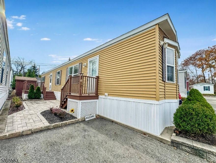 SPACIOUS 2 BEDROOM 1 BATH MANUFACTURED HOME NESTLED IN A PRIVATE COMMUNITY WITH APPROXIMATELY 10 ACRES OF COMMON PROPERTY. THIS HOME FEATURES AN EAT IN KITCHEN, NICE DECK WITH PATIO, LARGE MASTER BEDROOM, NEWER HOT WATER HEATER, STORAGE SHED, FRESHLY PAINTED, WASHER / DRYER, AND MUCH MORE. A MUST SEE!