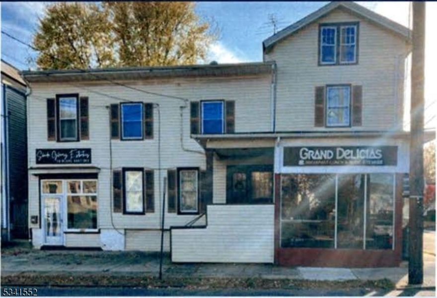 PRICE IMPROVEMENT TRANSLATES TO INCREASED CAP RATE !  428-434 W Grand Avenue & 1689 Oliver Street in Rahway, NJ are two separate properties which may be sold separately.  The property at 428-434 W Grand Ave includes both apartment rentals and storefronts. On the second floor, there are three apartment units: Unit 428, a 1-bedroom unit renting for $1,075 per month; Unit 430, a 3-bedroom unit available on a month-to-month lease for $1,800 per month and Unit 434, an owner-occupied 1-bedroom unit with an estimated rental value of $1,200 per month. The first floor features two storefronts: Unit 428, a 300-square-foot space currently leased to a skincare business at $755 per month on a month-to-month basis, and Unit 434, a vacant restaurant space with a kitchen. The former tenant of Unit 434 was paying $2,000 per month, with the new estimated rental rate set at $2,500 per month.  Restaurant equipment is included in the sale.  The property at 1689 Oliver St is a fully occupied two-unit building situated on a 0.1327-acre lot. The first-floor unit, a 1-bedroom apartment, is rented for $1,336 per month with a lease through September 2025. The second-floor unit, also a 1-bedroom, is rented for $1,400 per month on a month-to-month lease. The landlord covers the heating costs for both units, which amounts to $900 per year, as there is a single furnace servicing both apartments. The total rental income for the property is $2,736 per month, or $32,832 annually.