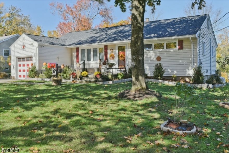 Make this quiet, well-cared for house close to the amenities of Madison your home! This location is close to train, highways, restaurants, universities, parks, walking trails, and dog park. Anyone looking for an excellent school system will not be disappointed. The roof and central air conditioner were replaced in summer 2022. The kitchen, also renovated in 2022, features a farmhouse sink and all new appliances including a cook's gas stove.  In 2021 the main bathroom had a complete makeover with beautiful ceramic plank flooring. A perfect complement to the hardwood floors throughout this home. There is almost as much room downstairs as there is upstairs: a huge storage room, laundry, exercise room, office, full bathroom, and den. The French drain, sump pump, and a dehumidifier ensure comfort in the basement with access to the back yard.  Outside the paver driveway and walkway add curb appeal to this level lot. So many ways to enjoy this lovely ranch home with a 16x12' deck, a 22x11' raised patio, and a 14x14' paver patio complete with a firepit! Enjoy organic gardening in well-established, protected raised beds and feast on the abundance that this home offers you.