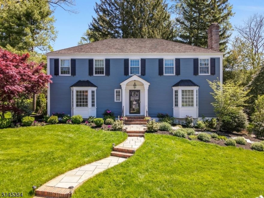 Stunning and Renovated 5 Bedroom 3.1 Bath Colonial located on beautiful Cul-de-Sac. Fabulous floor plan begins with welcoming Foyer, leading to large and bright Family Room with gas fireplace, custom cabinets and bookcases.  Expansive Living Room and Formal Dining Room with French Doors leading to large deck and magnificent gardens. Gourmet Eat-in kitchen with quartz countertops, stainless steel appliances-including Viking Range and additional oven, warming drawer and wet bar with 2 beverage refrigerators.  Leads to 1st floor laundry room and mudroom.  5 large Bedrooms on 2nd floor with double closets in all and Hall Bath. Primary Bedroom with beautiful marble En Suite Bathroom and walk-in closet. Recreation room, Exercise area, outstanding Full Bath, Utility and Storage in finished Basement-walk-out thru garage.  Magnificent custom woodwork and wood floors throughout. Must see Private park-like setting with spectacular landscaping & seating for all your outdoor gatherings. HVAC & Sprinkler System. Minutes to downtown, schools and NYC transportation.