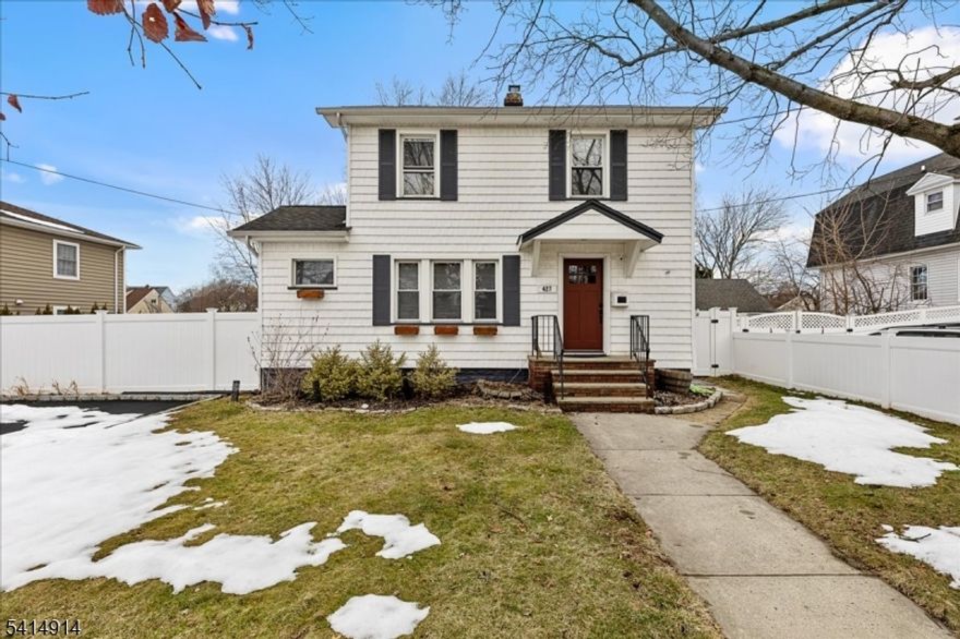 Welcome to this charming single-family home in the heart of Roselle Park, perfectly situated for commuters and city lovers alike. Enjoy close proximity to major transportation options, easy access to New York City, and a short trip to Newark Liberty International Airport making travel and daily commuting a breeze.Set on a rare double lot, this well-maintained 2-bedroom, 1.5-bath home offers exceptional potential for expansion or the addition of an ADU (Accessory Dwelling Unit). Whether you're looking to grow your living space or invest in future possibilities, this oversized property provides the flexibility you need.The first floor features a bright and inviting open floor plan, seamlessly connecting the kitchen, dining area, and living room perfect for everyday living and entertaining. A convenient half bath completes the main level.Upstairs, you'll find two comfortable bedrooms and a full bathroom, offering a private retreat away from the main living areas.Step outside to enjoy the fully fenced-in private yard, ideal for relaxing, gardening, or hosting gatherings. The property also includes two-car parking for added convenience.Recent upgrades provide peace of mind and modern comfort, including a new furnace, updated bathrooms, a new shed, and a new vinyl fence.With its prime location, generous lot size, and thoughtful updates, this home offers a wonderful opportunity to enjoy suburban living with easy access to the city and beyond.