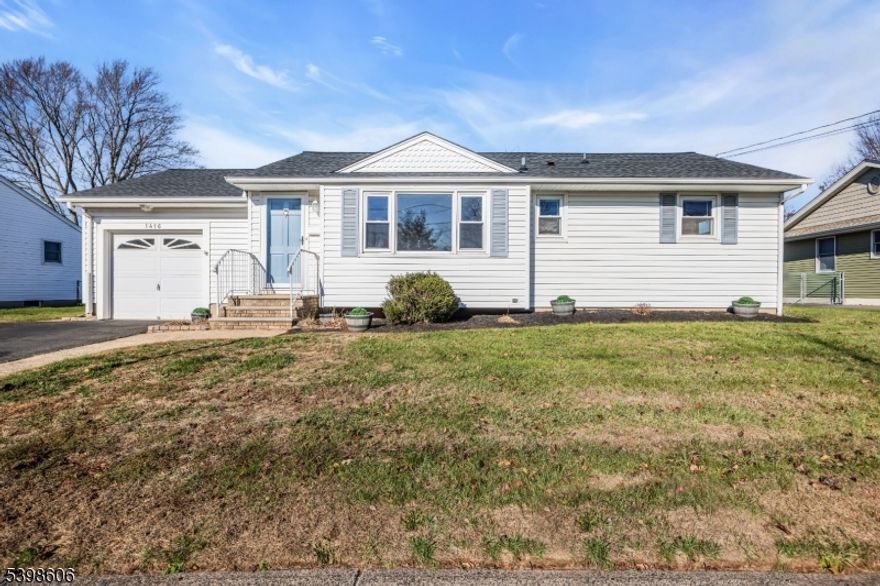 LOCATION, LOCATION, LOCATION! The original owner offers their well kept Home in the Desirable Weston Neighborhood just a short walk to Papawick Park with Pickle Ball, Tennis and a Playground. Enjoy the convenient one floor living space with a 19' x 14' Sun Drenched Living Room offering plenty of wall space for all your entertainment needs. The updated Kitchen boasts Granite Counters surrounded by Natural Wood Cabinetry and Whirlpool Appliances including the Gas Range, Refrigerator and Built-In Dishwasher and Microwave. The solid home boasts Hardwood Floors under newer carpet. Corral your loved ones in the fenced-in backyard with a 16' x 15' Patio. Updates include GAF Timberline Roof 9/23, Whirlpool Stainless Steel Appliances 9/24, Hot Water Heater 10/23, New Carpet over Hardwood Floors 2023, New Blinds 2024, New Sump Pump 2021. High and dry 37' x 22' Basement, 21' x 14' Attached Garage with Auto Door Opener, and Thermal Windows. The home is not in a flood zone and is serviced by Central Air, Gas Heat, Gas Water Heater, Public Water and Public Sewer. Manville offers free day care for 3-5 year olds, plenty of restaurant choices, 12 screen Reading Cinema and is a safe town were you can walk, jog or bike the streets and chat it up with your neighbors. Centrally located, close to all major highways, with trains to NYC only a few miles away. Nearby you can fish, hunt, kayak, golf and cycle off into the countryside. With 2025 taxes of only $8,042 this home is a tremendous value!