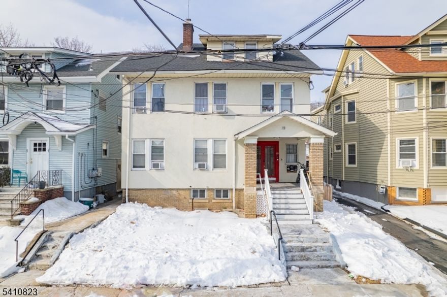 Well-maintained 3-family property located at 19 Montrose Street in South Orange. This spacious building offers a total of 8 bedrooms and 3 full bathrooms across 3,268 square feet of living space. All three units are currently occupied. Conveniently situated just 1.5 miles from the South Orange Train Station, providing easy access to NYC transportation, as well as close proximity to shopping, dining, parks, and major roadways. A solid opportunity in a prime location.