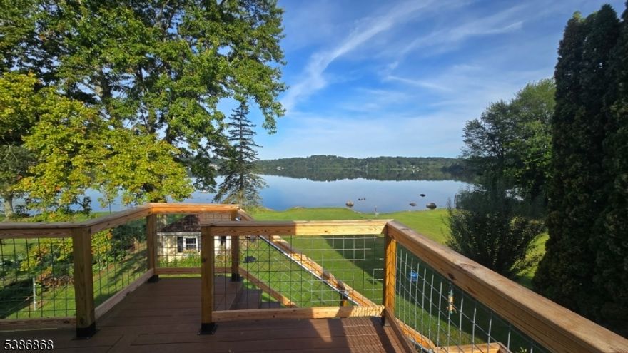 SHORT TERM RENTAL ONLY. This lakefront & fully furnished studio features an adorable bedroom with one Queen bed and 1 futon. Enjoy great sunset views from your private deck. Kayak or fish on beautiful lake Musconetcong. Quiet neighborhood with free on-site parking, close to the train for a day trip to New York City. Unit does come fully furnished. No utility bills! 650 credit minimum, 3x the rent in income required. NO PETS - not negotiable.