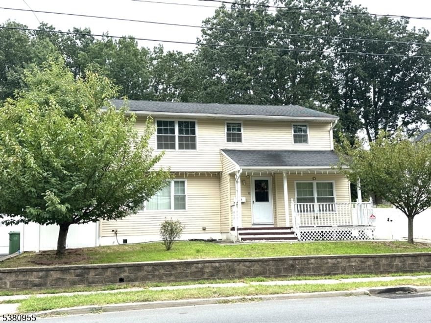 Not in the flood zone, No flood insurance required.Welcome to this beautiful, move-in ready, recently RENOVATED home with approx. 2,300 sqt, 4 Bedrooms, 2 Full Baths and Finished Basement, this home offers a bright atmosphere throughout with natural lighting, freshly painted and open concept living. The 1st floor boasts a bright Living/Family room. The eat-in kitchen features wood cabinetry, NEW SS appliances, a range hood, granite counter tops, with doors to the backyard and garage. Open concept and beautiful separate formal dining room. A beautiful convenient full bath completes the first floor. The 2nd floor consists of 4 bedrooms and a roomy full bath. The roomy beautiful, finished basement has a large recreation area, small office, laundry/utilities room with 2 zone central air system, and lots of storage.  A huge, paved stone patio and backyard, 2 car garage, a large 8-car driveway. Don't miss the opportunity to make this delightful property your new home.