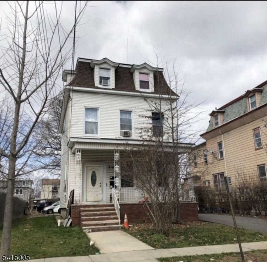 Situated on the First  floor. Features 3 bedrooms and 1 full baths, kitchen, living & dining and 2 parking spot , Conveniently located near schools, public transportation & Elizabeth, 5 minutes from Newark airport, Rt 1&9, NJ Turnpike