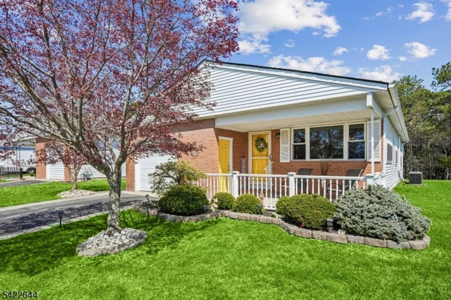 Welcome to Holiday City South in Toms River, Berkeley Twp NJ, a lovely adult community that will fit an active senior lifestyle. This lovingly maintained 2-bedroom, 2 full bathroom ranch s located minutes from the community clubhouse and local conveniences. Relax on the inviting front porch or the private screened-in patio that overlooks the tranquil back yard. Rest well in your large primary bedroom or entertain in your open living room, dining room open space. HOA services cover lawn maintenance and snow removal, as well as an impressive community center with pool and an array of activities. Be on Rte 37 quickly and to the beach in 25 minutes.