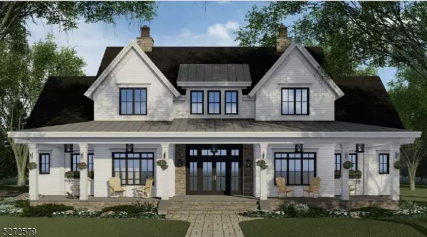 Build your dream home on this quiet cul-de-sac backing up to a 1200 acre park! Minutes from shopping and located in the West Morris Central HS and Long Valley Elementary School districts. In the Modern farmhouse, light streams from foyer through Great Room to rear porch. Home embraces the best of an open floor plan, but affords privacy where needed. Enter through a front porch w mountain views,to a Foyer to a Great Room w sightlines from front to the back of home. he Great Room has a fireplace, tray ceiling & is open to the Kitchen which has 8' x 4' island & true Butler's Pantry & a Dining area There is an Office, Powder Rm & Mud/Laundry Room in this section of thehome.1st fl Primary Suite opens to rear porch. Large bath w soaking tub, shower, dble sinks,private toilet area & room sized walk-in closet. Also 2nd ensuite Bedrm on this level. Off rear porch is full bath, perfect for outdoor entertaining. Upstairs is Loft area which can function as Game Rm, Playrm, Exercise Rm or an additional Office. 2 Bedrms, a full bath w dble sinks & sm Laundry Area. Additional 2 Bedrms can be added, or the spaces can be configured to meet your needs (Cigar Rm, Music Rm, etc.) Oversized 3 car garage. Luxury details,superior wall construction, etc. Meet w builder to discuss options & plan your dream home. Home can be delivered in 10 mos. Can do a walkout basement. Appliance allowance See the 2 other designs, bring your own or work with the builder's architech.  Lot also for sale separately