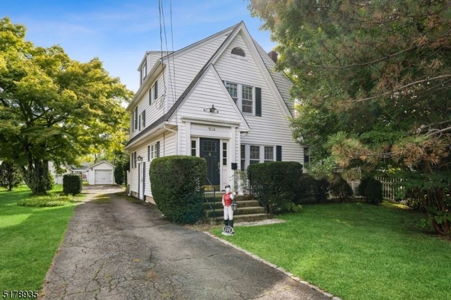CHARM, CHARACTER, AND BEAUTY!!!  ELECTRICAL PANEL IS BEING UPDATED PRIOR TO CLOSING!   Prepare yourself to love this lovely colonial with high ceilings, large windows, spacious rooms, and mostly hardwood floors!!  First floor will welcome you with the foyer, charming living room with a fireplace, dining room, kitchen, powder room, as well as family room with little kitchenette area and the sink, office and full bathroom.  This space could be used as an in law suite as well as it offers separate entrance (use it they way it suits your needs.)  You will be impressed with the size of master bedroom! There are two additional bedrooms and a full bathroom on the second floor.  Walk up attic provides plenty of additional storage space.  Full basement, oversized detached garage with additional storage space, level and private, partially fenced in yard with an inviting patio will make you want to stay.  Electrical panel is being updated prior to closing.  Seeing is believing!!