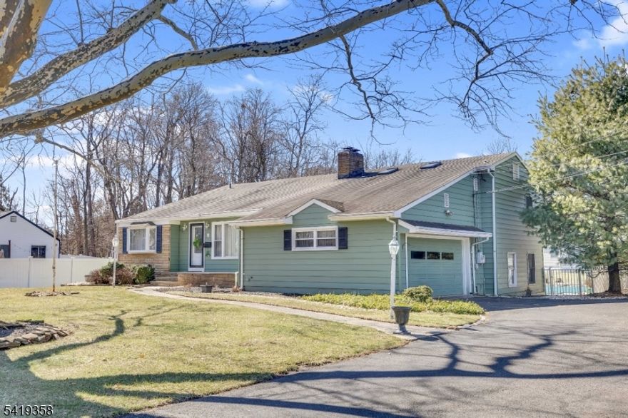 Discover this charming front split-level home in the desirable Piedmont Section of Bound Brook. The main part of the home features three bedrooms, two full bathrooms, a cozy eat-in kitchen, and a living room with a wood-burning fireplace and vaulted ceiling. The dining room is perfect for gatherings, and you'll appreciate the convenience of a spacious laundry room with a half bath. A welcoming family room with a second fireplace leads to a three-season room, ideal for indoor entertaining. Outside, enjoy your summer oasis with an inground swimming pool and patio, perfect for hosting guests. Additionally, the property boasts a versatile living space that includes a kitchenette, living room, bedroom, full bath, and walk-in closet, complete with a separate entrance for added privacy. This unique feature makes it an excellent option for anyone seeking extra living space or a comfortable retreat. Although there are no know issues, the fireplace and chimney are being sold "as is." HOME IS NOT IN A FLOOD ZONE. Sale dependent on Owners finding a home.