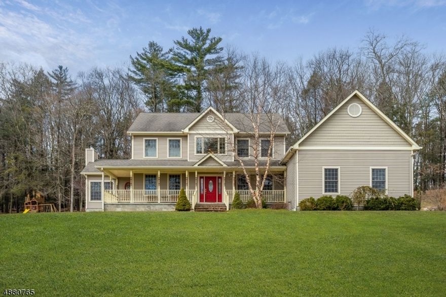 Welcome to this beautifully maintained Custom Built Colonial set on an expansive nearly 1-acre cul-de-sac. Featuring 4-bedrooms, 3 full baths, and 2 fireplaces.This property combines space, functionality, and modern updates perfect for today's lifestyle. Enjoy peace of mind with a brand-new roof, while the central vacuum system adds everyday convenience. Country living at its finest. Enter large foyer with elegant dining room and extra bonus room to cozy up on cold winter nights.First floor features open floor plan with massive kitchen overlooking great room with cathedral ceilings, office, and full bath. Second floor has 4 large bedrooms, full bath, and a primary bedroom with walk-in closet, bathroom with double sinks, and skylight. Kitchen and all bathrooms have granite countertops. Large unfinished basement with workbench area built in. Step outside to your oversized lot, Lemonade porch and landscaped backyard with a patio and a deck offering endless possibilities for outdoor living, gardening, or future expansion.A rare opportunity to own a move-in ready home with land, upgrades, and room to grow. Don't miss this one. Photos from previous listing. Closing contingent on seller finding a home.. Actively looking.