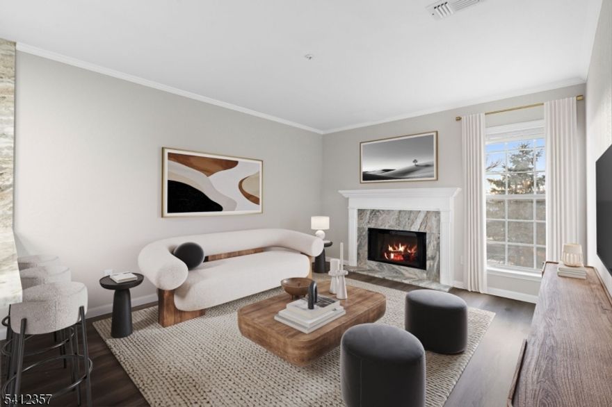 Set on 31 park-like acres adjacent to a nature preserve, Mountain View Crossing offers the perfect balance of tranquil living with convenient access to New York City. This premier apartment community features luxurious residences, exceptional amenities, and attentive on-site management, delivering a truly elevated lifestyle.Residents enjoy spacious, light-filled apartments with hardwood flooring, stainless steel appliances, in-unit washer and dryer, walk-in closets, and private patios or balconies. Select residences offer wood-burning fireplaces and vaulted ceilings, adding warmth and architectural interest.Community amenities include a state-of-the-art fitness center with weight room, swimming pool, tennis court, bicycle storage, walking and biking trails, dog park, and beautifully landscaped grounds featuring a pond, courtyard, picnic and grill areas, and an expansive sundeck with firepits and lounge seating. Additional indoor amenities include a cyber lounge, clubroom with kitchen and plush seating around a television, and an on-site mini market. The gated community offers both privacy and peace of mind.Mountain View Crossing delivers resort-style living in a peaceful, natural setting without sacrificing accessibility or modern convenience. *pictures are of a model unit