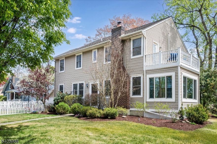 Move right in & enjoy this beautifully updated 3 BR,2 full,2 half bth center hall Colonial,offering exceptional curb appeal & a thoughtfully designed layout for modern living.Gracious EF welcomes you,flanked by a warm & inviting front to back FR w/fpl & a spacious EIK featuring fresh gray cabinetry.Just off the FR,a stunning all-season sunrm wrapped in windows,creates the perfect setting for relaxing or working from home.Designed for both everyday comfort & effortless entertaining,the expansive DR is highlighted by french doors that open to charming covered porch,generous patio w/hot tub,&fully fenced backyard-all perfect for outdoor dining,gatherings,& play.Back inside,a beautifully appointed powder rm completes the 1st level.Upstairs,find 3 generously sized BRs,incl a tranquil primary suite w/beautiful bth featuring a jetted tub,separate shower,& dble sink vanity.Step outside onto your private balcony-an ideal spot to start your day or unwind in the evening.2 addtl BRs & a full hall bth complete the 2nd floor.No expense was spared w/the fully renovated lower level.This true standout offers exceptional addtl living space w/HW floors,direct-vent gas fpl,stylish kitchenette,powder rm,& well-designed laundry rm,perfect for recreation,entertaining,or extended living.Ideally located close to NYC trans & all that Glen Rock has to offer incl top-rated schools,vibrant downtown shopping & dining & the town's beloved pool waiting for you this summer!This move-in ready home has it all.