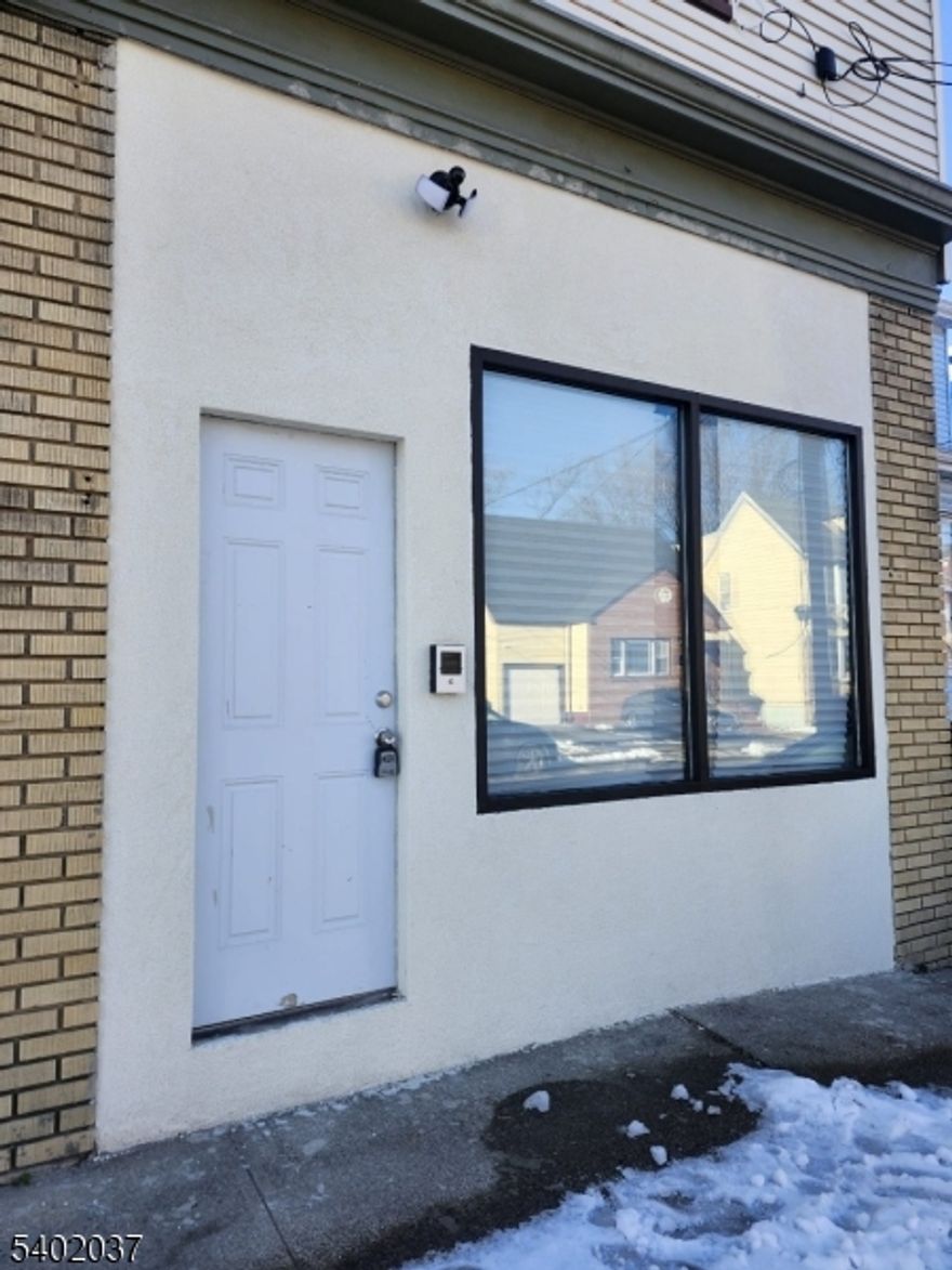 Exceptional space renovated storefront located at 76 Paine Ave, Irvington.  This bright and modern commercial space offers approximately 600 sqft, expansive glass frontage, delivering outstanding visibility to both high-volume vehicle and pedestrian traffic. Ideally situated just minutes from major highways, including the Garden State Parkway, I-78, and Route 22, the location offers excellent accessibility. Additional features include a private rear parking lot. All terms are negotiable.