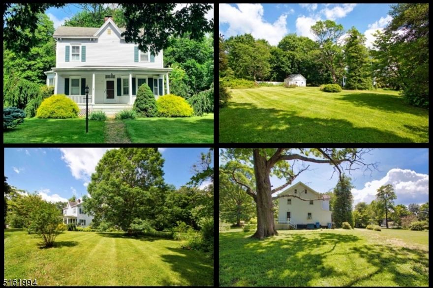 A rare opportunity to own a historic home that offers so many great features. This is the Achibald house. Mr. Archibald was a professor of Agriculture at Rutgers University from 1926-47 and close friends with Paul Robeson. The house is part of the Middlebush Historic District in Franklin and sits on over 3/4 of an Acre of beautiful flat, landscaped property with a detached 2 car garage. You'll love the original hardwood floors and 19th century architecture like the open front porch with Doric columns. Attractive features like large rooms, bay windows, trim adorned archways, and original door hardware make this home special. All appliances are included.