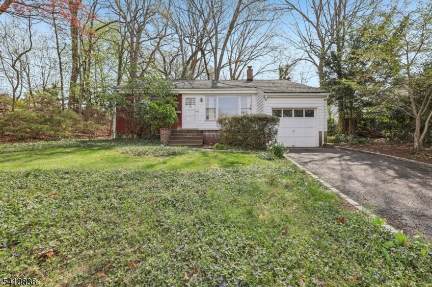 Bring your architect or builder to this property with great possibilities. Within blocks of Jefferson School & near Summit's well known city center, this ranch has space & functionality for expansion or renovation. good bones with oak fls, solid construction needing updating but structure is sound. Access from garage to kitchen. Being sold in "as is" condition with no known issues but original furnace has no working blower. Bath in basement semi-operable. Estimate for water remediation available; asbestos in basement removed w/documentation. Here's a chance to be a part of the Summit community with strong schools, a downtown shopping district & town programs for after-school, public library, sports fields for all ages. A short distance to Midtown Direct Train to Penn Station as well as the PATH train to World Trade Center. Newark Liberty Airport is a 20 minute drive.