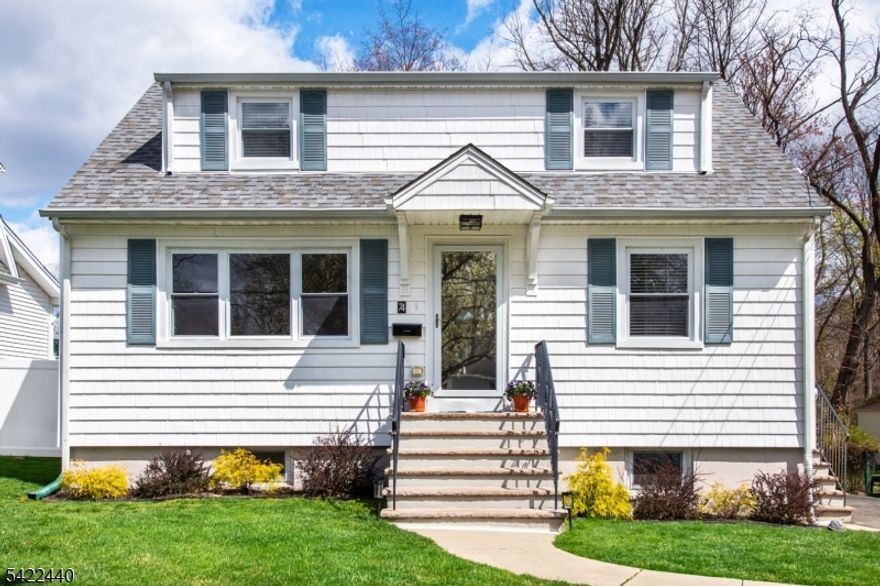Bright, cheerful, and thoughtfully updated Cape Cod tucked at the end of a friendly no-through street where neighbors stroll and bikes roll by. The first floor offers easy living with a welcoming living room, dining room, open kitchen, bedroom and full bath. A convenient side entrance leads to a mudroom and driveway perfect for effortless unloading.Upstairs, two generously sized bedrooms and a full bath provide comfortable accommodations. The partially finished basement adds valuable flex space ideal for a playroom, TV room/den, home gym, or office, along with laundry and ample storage.Enjoy outdoor living in the level backyard with paver patio perfect for entertaining, summer barbecues, and relaxing with friends. Ideally located just steps from FN Brown Elementary and Verona High School, this move-in ready home is perfectly timed for summer living.
