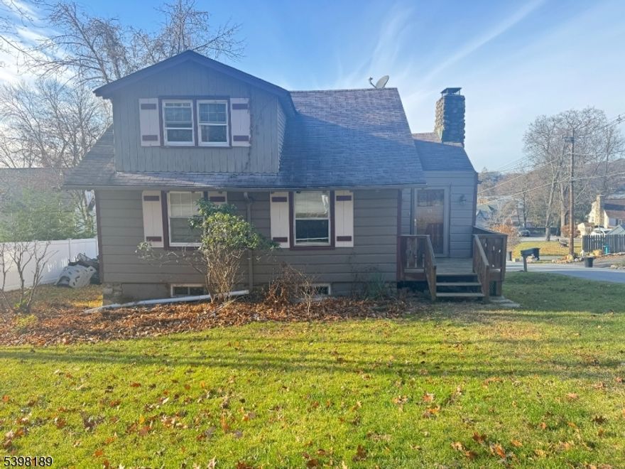 Welcome to 13 Log Cabin Terrace in the beautiful Lake Mohawk Community of Sparta NJ. Quaint cabin/ lakehouse style living. Basement offers plenty of storage, access to garage, storage. The main floor has cathedral ceiling living room with wood burning fireplace, 2 bedrooms , full bath, kitchen, family room that leads to a raised deck overlooking the property. The 2nd level has a loft space could be used as office and 3rd bedroom with its own full bath with standing shower. Come see all this property has to offer!