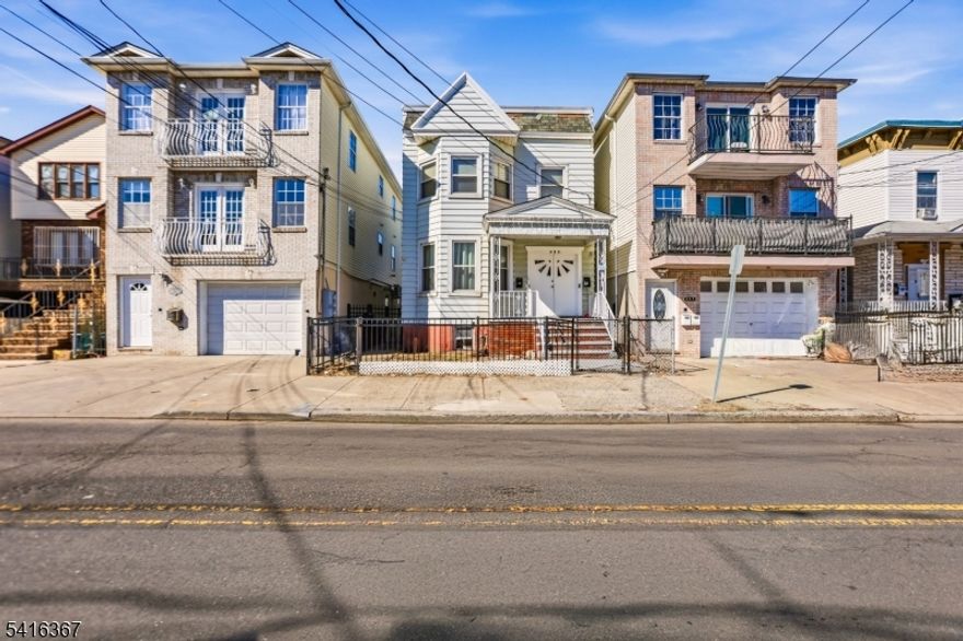 Welcome to 295 Old Bergen Rd, an updated 2-family home offering space, versatility, and strong investment appeal in Jersey City. Each unit features three spacious bedrooms, one full bathroom, a bright living room, and an eat-in kitchen, creating comfortable and functional layouts throughout. With a total of six bedrooms and two full bathrooms across both units, this property provides generous living space and excellent multi-family potential for investors or owner-occupants. The thoughtful updates throughout add modern touches while maintaining the home's character. Conveniently located near transportation, shopping, parks, and major commuter routes, this is a fantastic opportunity to secure a multi-family property in Jersey City. Grab it before it's gone!