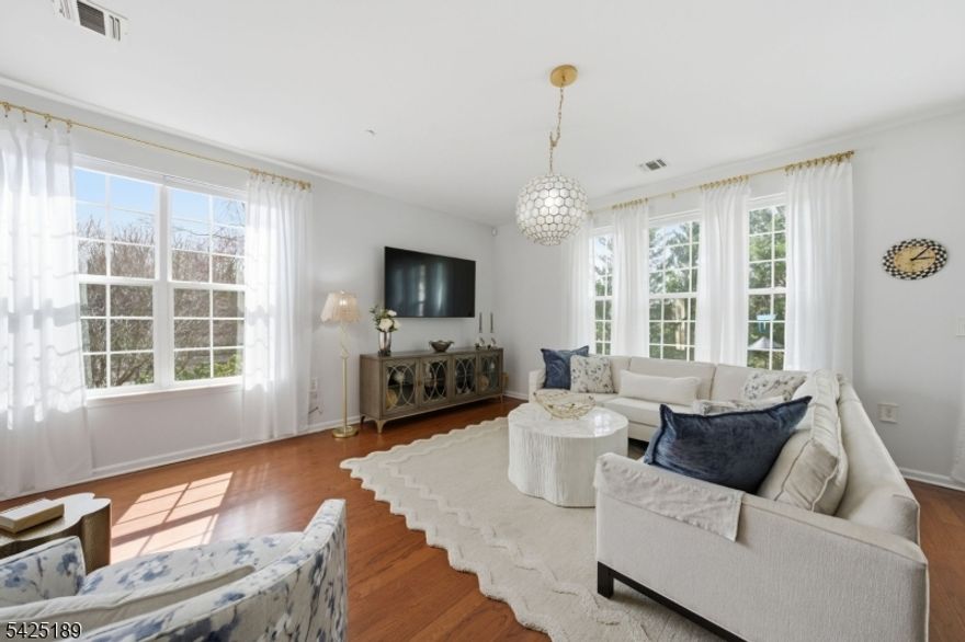 Located amid natural beauty for which the sought after Waterview community lives up to its name. This spectacular end unit, multi level living offers residents the rare opportunity of a water view & outdoor space. Conveniently located in Cedar Knolls/Hanover Twp which is just 1 mile from NYC Direct Train Station, buses & easy access to highways. Open & bright, beautiful engineered wood flooring in the living / dining. Both the living room and dining room have access, from sliding glass doors to a private deck with alluring water views. Updated kitchen with SS appliances, granite countertops, breakfast bar & 42 cabinets! Convenient laundry/mudroom off the one car garage. Upstairs, a master bedroom with full bath, walk-in closet and private balcony overlooking the woods. Second generous sized bedroom & full bath with tub shower. Pristine condition. The attached 1-car garage has a storage room area and dedicated driveway. Thermal windows and doors, water softener system, alarm and reverse osmosis filter. HOA only $300 a month! Wonderful community with curbs and sidewalks. Hanover Township has a township pool, community center, before/after school programs and so much more! Low property taxes & excellent schools.