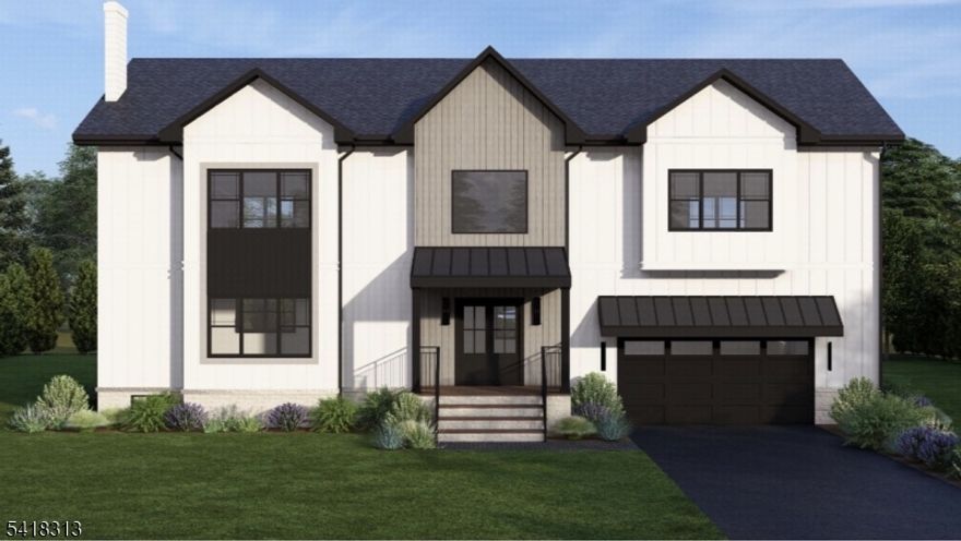 Step into luxury living in Florham Park with this brand New Construction. A collaboration by DM Home Builders & Champion Estates Developers . Designed by Luxury Designer Devinne Bravoco Designs . This home showcases exceptional construction elevated interiors and a level of luxury that sets a new standard in the market. This home features approx 5400 sq ft of refined space, 9 ft ceilings throughout, a stunning double island chef's kitchen, first floor bedroom suite, and a spacious open layout.The primary suite showcases double door entry, a seamless door into a private coffee wet bar lounge, tray ceiling detail, two walk in closets, and a spa style bath with soaking tub, spacious shower, double vanity, and dedicated makeup station.The second floor offers two additional bedroom en suites, each with its own private bath, plus one more large bedroom with a bathroom directly next to it.The finished lower level expands the lifestyle with a private movie theater, recreation area, wet bar, full bath, and guest suite with its own separate entrance. A large deck leads out to a huge backyard ideal for outdoor living. Additional highlights location close to Florham Parks Amenities , parks, shopping , dining, and commuter access. COMPLETION DATE May 2026.