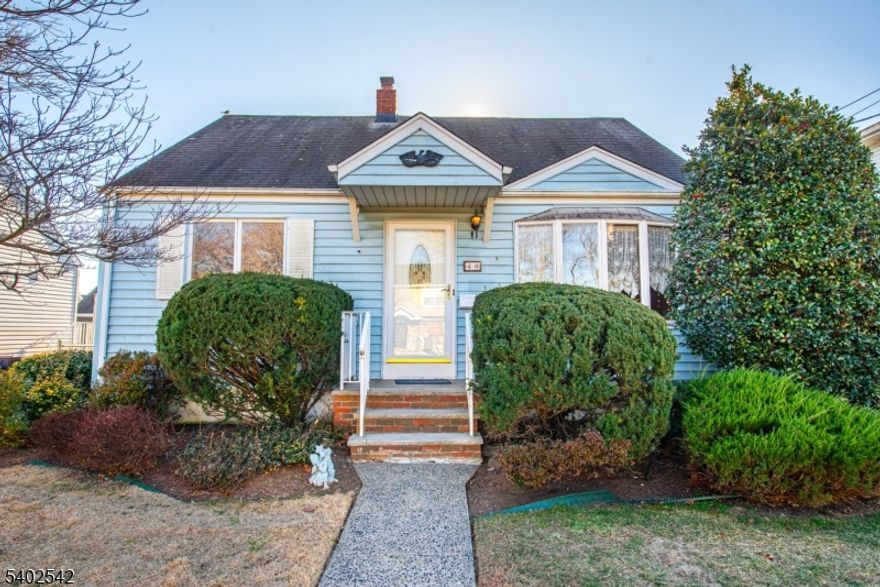 Well maintained expanded 4 bedroom 2 full bath Cape Cod w/ large dining room & family Room w/ slider door to a spacious deck overlooking landscaped yard w/ custom shed.  Plenty of storage and long driveway.  Great neighborhood & location near public transportation, major highways restaurants & shopping. A must see!